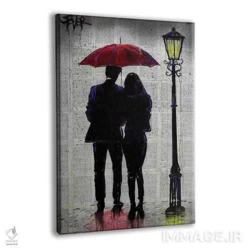 تابلو دکوراتیو باران باران بازگرد اثر لوی جوور - نمای پرسپکتیو محصول