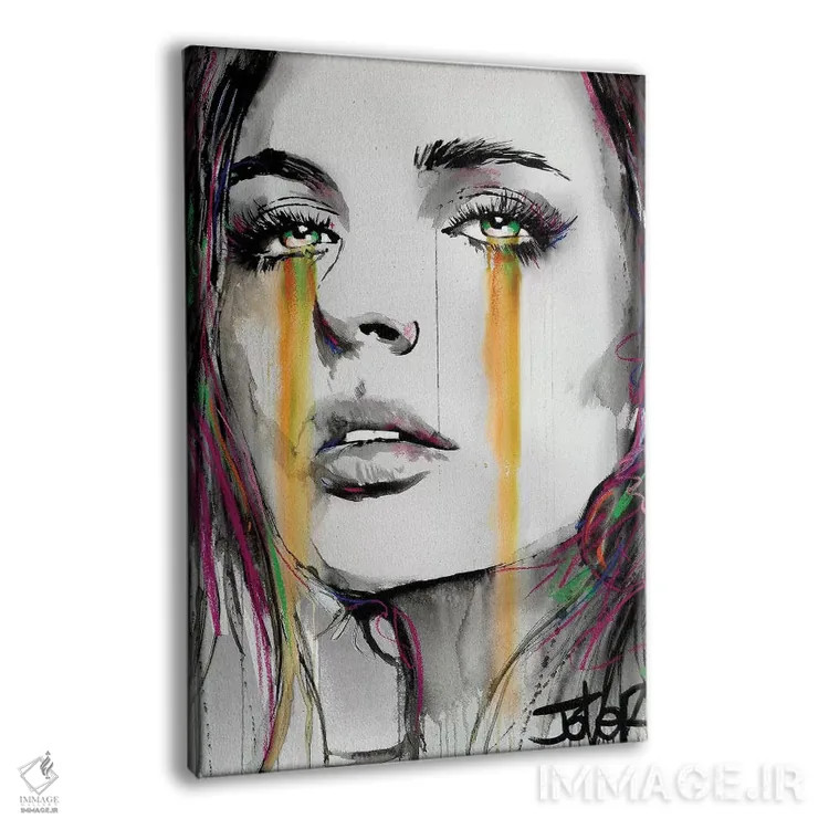 تابلو دکوراتیو جریان ها/جویبارها اثر لوی جوور - نمای پرسپکتیو محصول