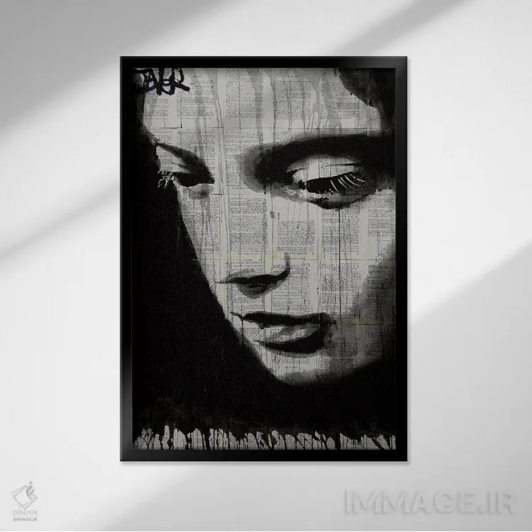 تابلو دکوراتیو سفر اثر لوی جوور - نمای قابدار مشکی