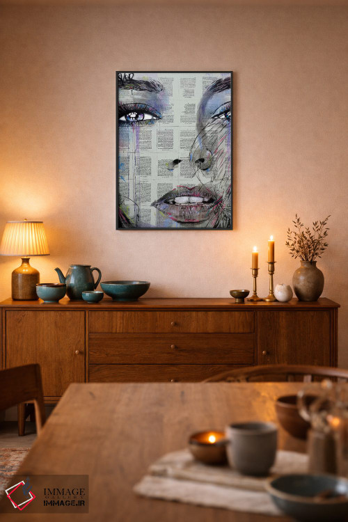 تابلو دکوراتیو خون سیر/امیدوار اثر لوی جوور - D6B