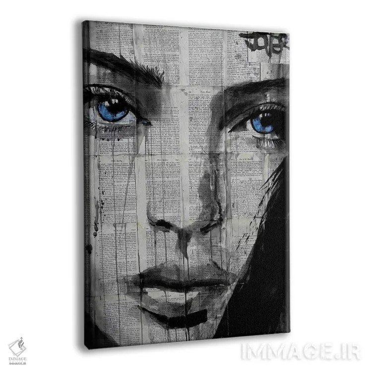 تابلو دکوراتیو راه زمستان اثر لوی جوور - نمای پرسپکتیو محصول