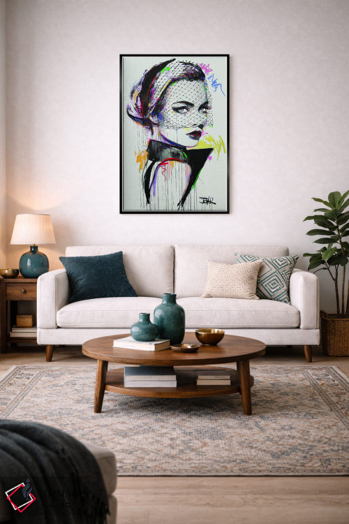 تابلو دکوراتیو v اثر لوی جوور - D5B