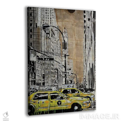 تابلو دکوراتیو خیابان پنجم اثر لوی جوور - نمای پرسپکتیو محصول