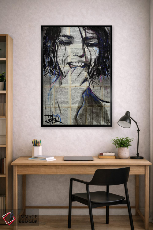 تابلو دکوراتیو گل ها اثر لوی جوور - D1B