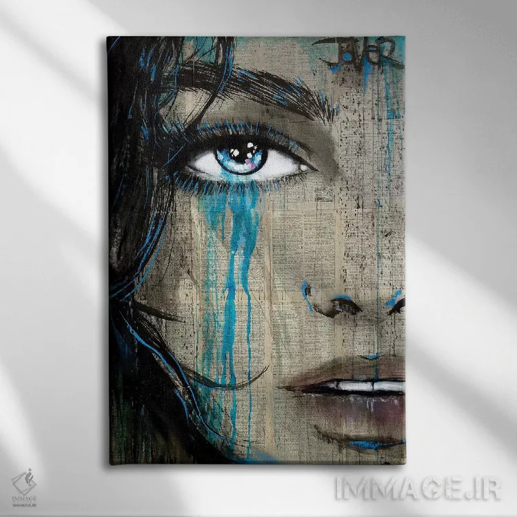 تابلو دکوراتیو لبه ظریف اثر لوی جوور - نمای روبهرو روی دیوار