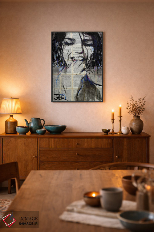 تابلو دکوراتیو گل ها اثر لوی جوور - D6B