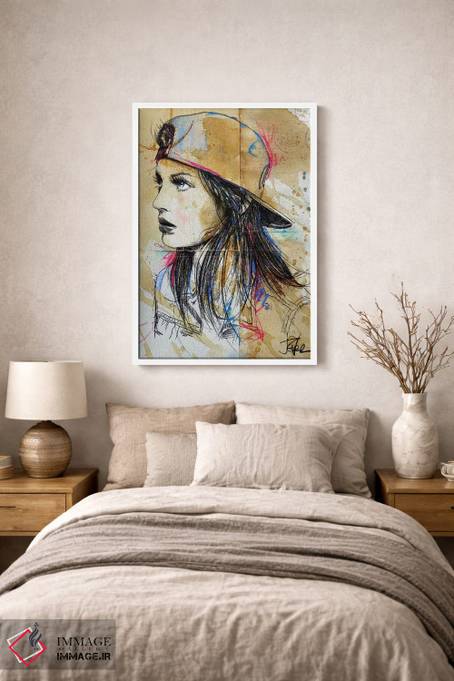 تابلو دکوراتیو عجیب و سرزنده/بازیگوش اثر لوی جوور - D1W