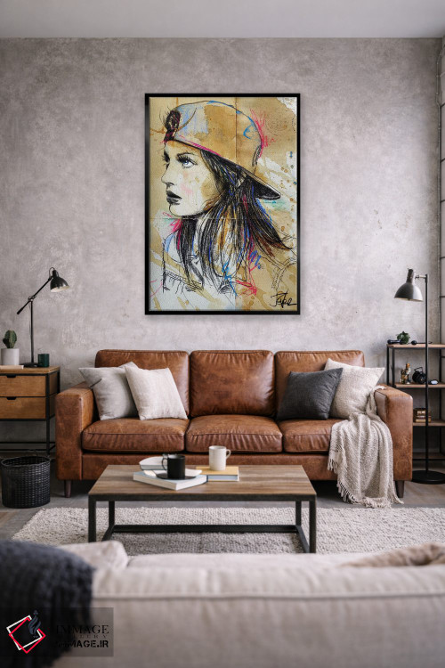 تابلو دکوراتیو عجیب و سرزنده/بازیگوش اثر لوی جوور - D2B