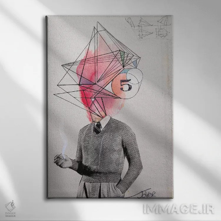 تابلو دکوراتیو معمار اثر لوی جوور - نمای روبهرو روی دیوار