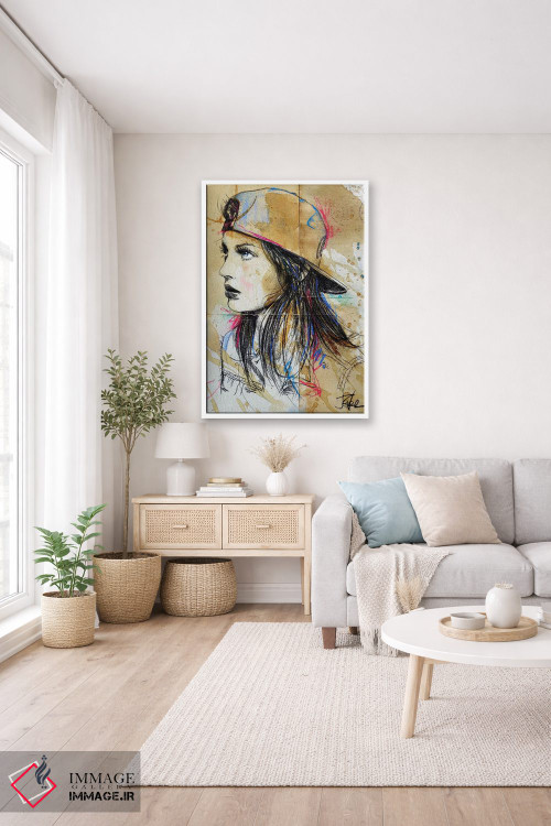 تابلو دکوراتیو عجیب و سرزنده/بازیگوش اثر لوی جوور - D3W