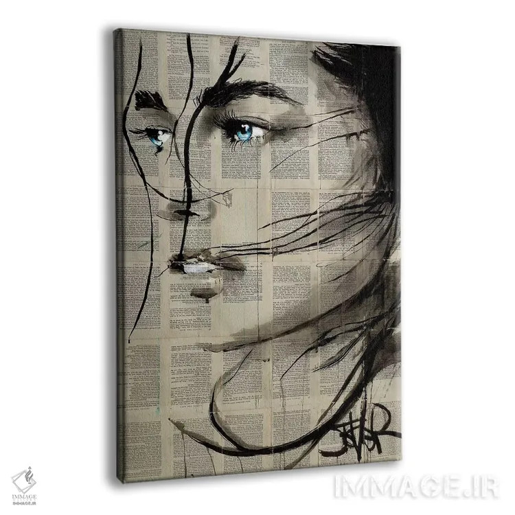 تابلو دکوراتیو ایندیانا اثر لوی جوور - نمای پرسپکتیو محصول