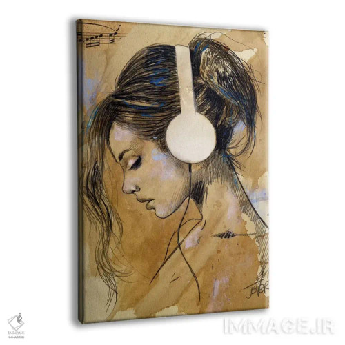 تابلو دکوراتیو گوش دادن ها/او گوش می دهد اثر لوی جوور - نمای پرسپکتیو محصول