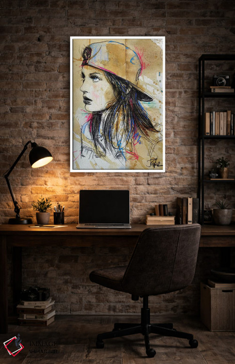 تابلو دکوراتیو عجیب و سرزنده/بازیگوش اثر لوی جوور - D4W