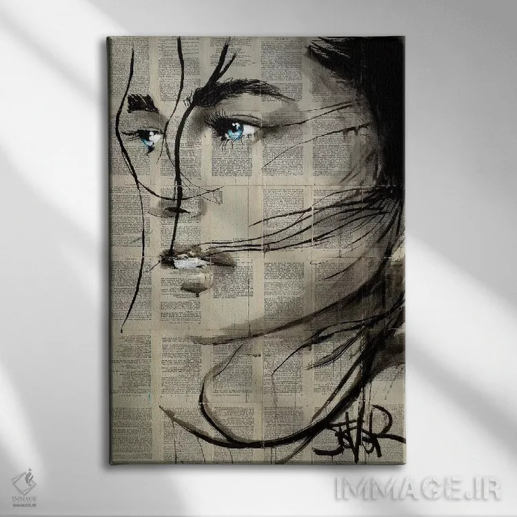 تابلو دکوراتیو ایندیانا اثر لوی جوور - نمای روبهرو روی دیوار