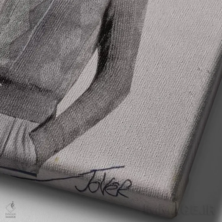 تابلو دکوراتیو معمار اثر لوی جوور - نمای نزدیک بافت بوم