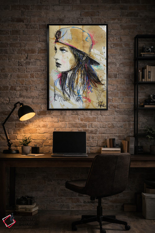 تابلو دکوراتیو عجیب و سرزنده/بازیگوش اثر لوی جوور - D6B