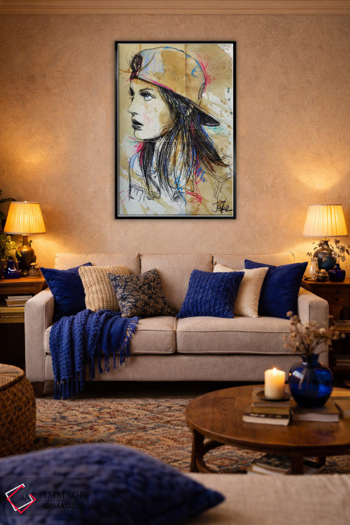 تابلو دکوراتیو عجیب و سرزنده/بازیگوش اثر لوی جوور - D5B