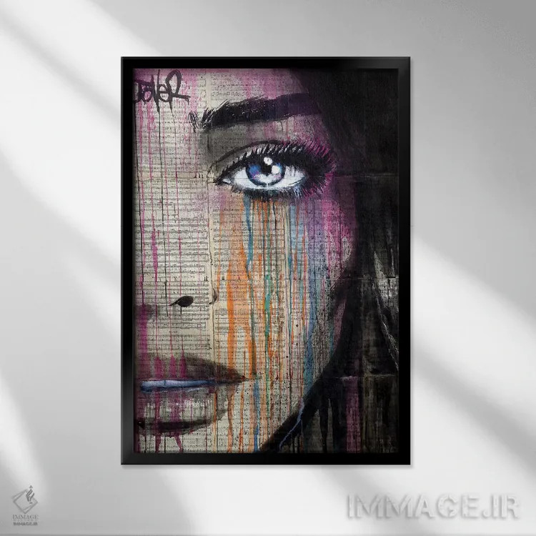 تابلو دکوراتیو آرتمیس اثر لوی جوور - نمای قابدار مشکی