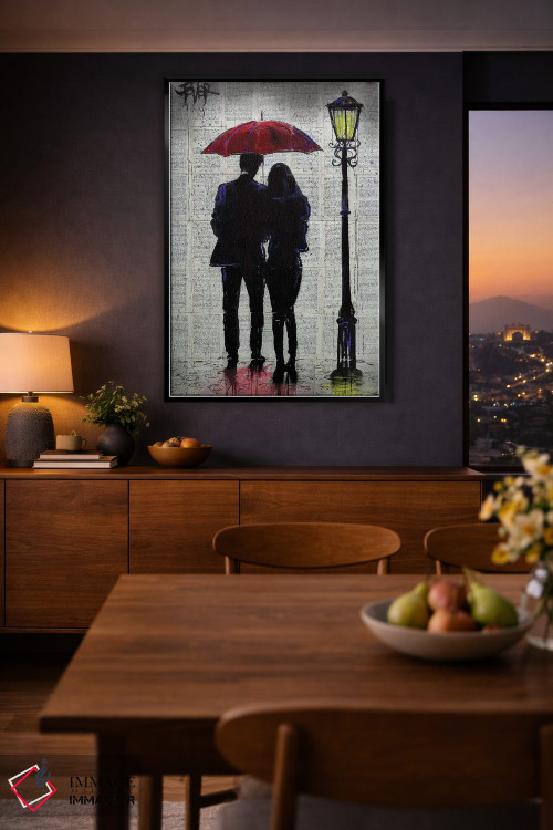 تابلو دکوراتیو باران باران بازگرد اثر لوی جوور - D1B