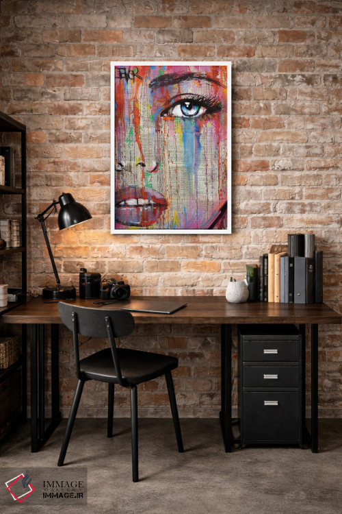 تابلو دکوراتیو عدد من را رنگ بده اثر لوی جوور - D1W