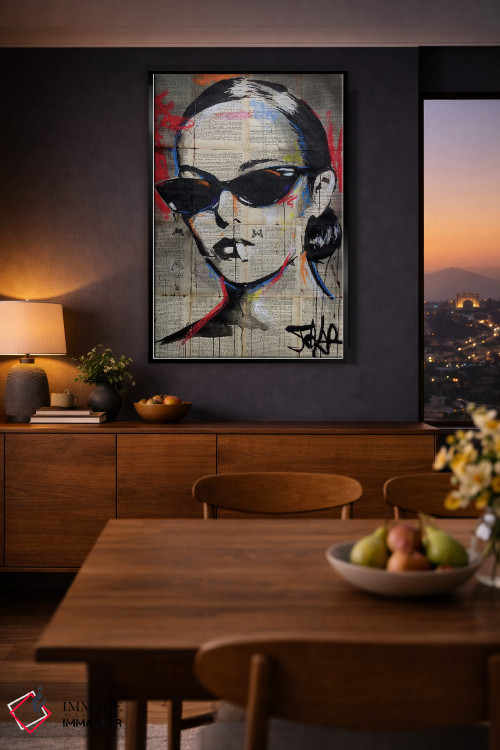 تابلو دکوراتیو جلوه بیت نیک اثر لوی جوور - D1B