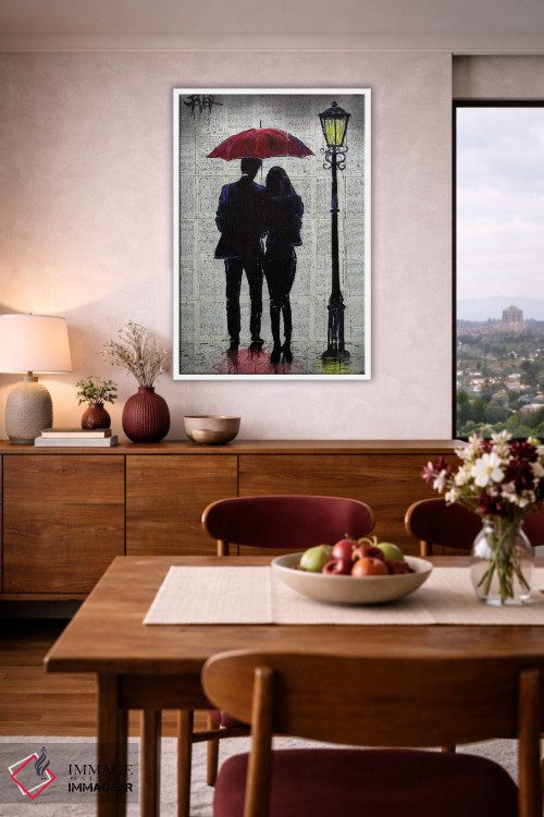 تابلو دکوراتیو باران باران بازگرد اثر لوی جوور - D3W