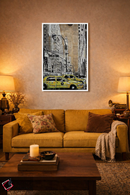 تابلو دکوراتیو خیابان پنجم اثر لوی جوور - D3W