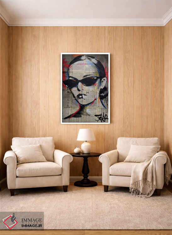 تابلو دکوراتیو جلوه بیت نیک اثر لوی جوور - D2W