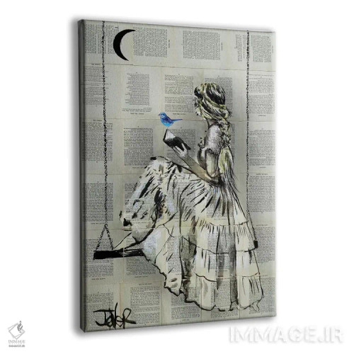 تابلو دکوراتیو امید جاری اثر لوی جوور - نمای پرسپکتیو محصول