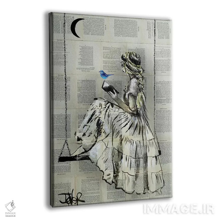 تابلو دکوراتیو امید جاری اثر لوی جوور - نمای پرسپکتیو محصول