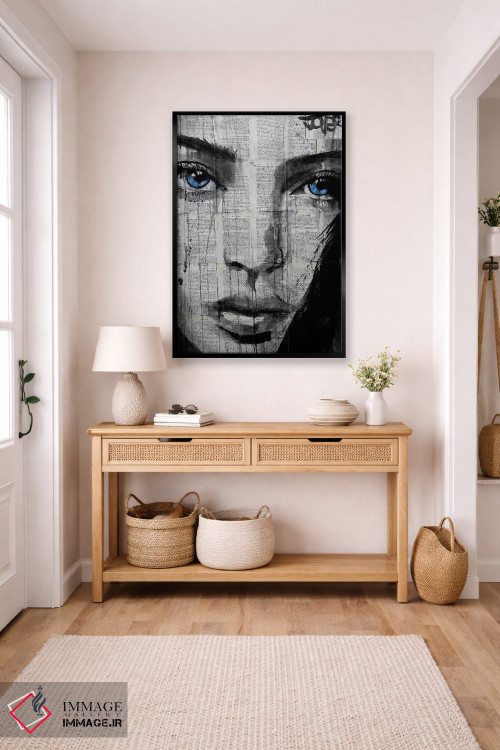 تابلو دکوراتیو راه زمستان اثر لوی جوور - D5B