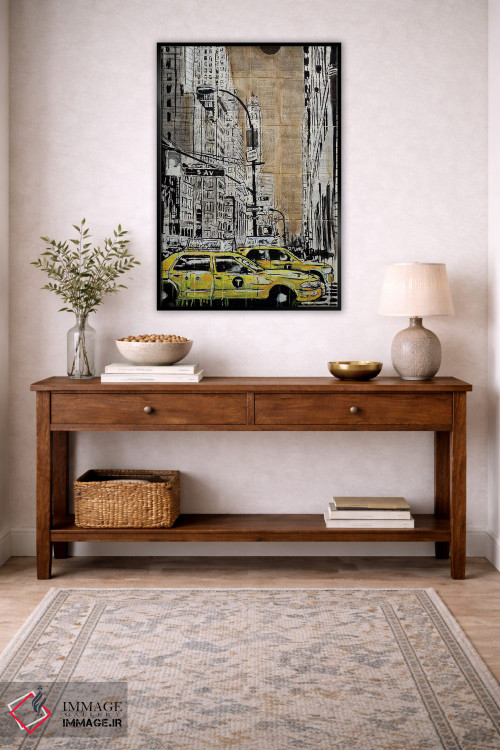 تابلو دکوراتیو خیابان پنجم اثر لوی جوور - D5B