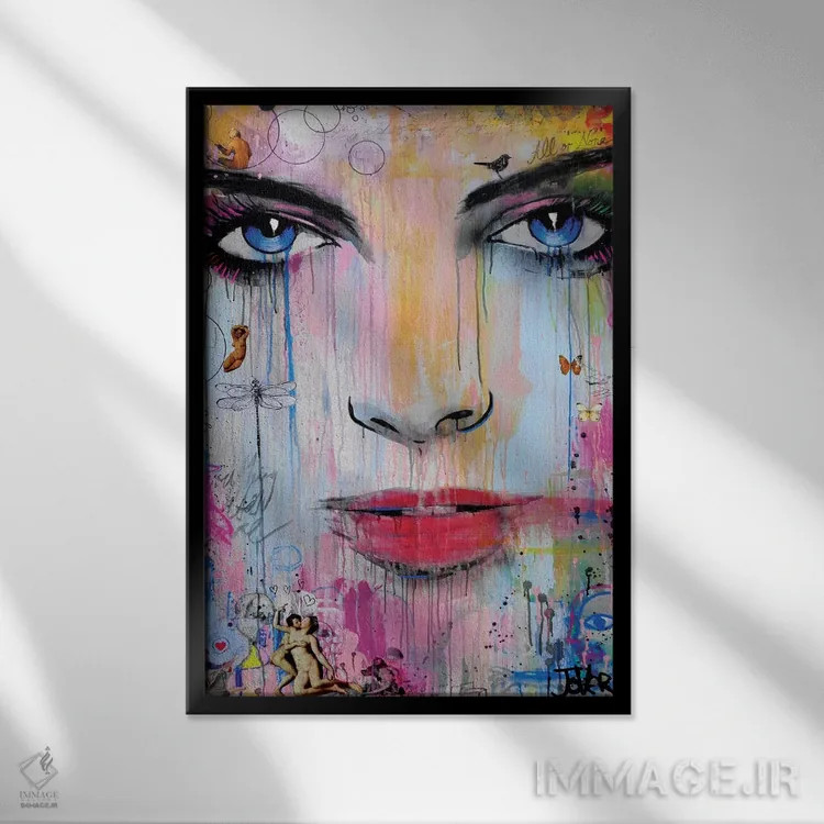 تابلو دکوراتیو همه یا هیچ اثر لوی جوور - نمای قابدار مشکی