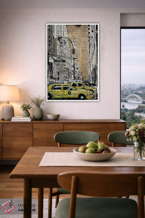 تابلو دکوراتیو خیابان پنجم اثر لوی جوور - D6W