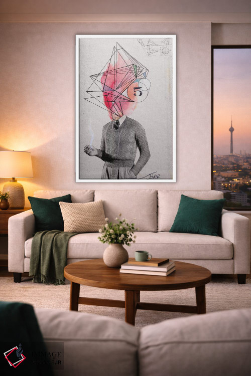 تابلو دکوراتیو معمار اثر لوی جوور - D1W