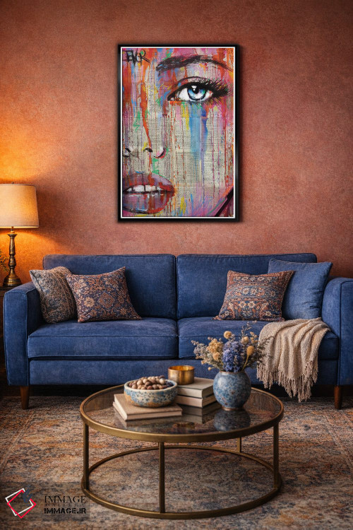 تابلو دکوراتیو عدد من را رنگ بده اثر لوی جوور - D4B