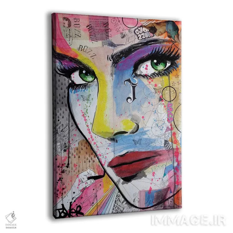 تابلو دکوراتیو وزوز/هیجان اثر لوی جوور - نمای پرسپکتیو محصول