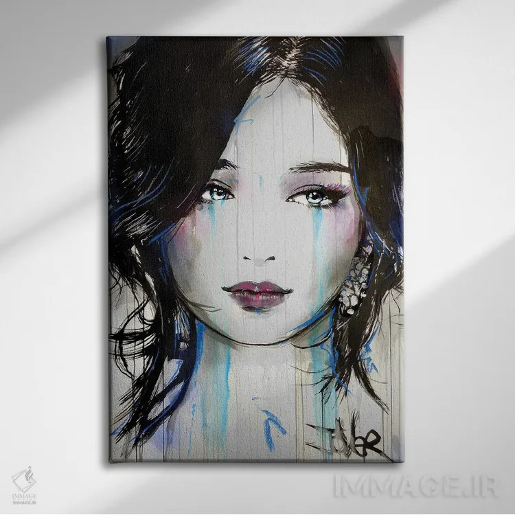 تابلو دکوراتیو آسیا اثر لوی جوور - نمای روبهرو روی دیوار