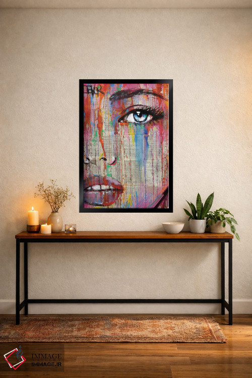 تابلو دکوراتیو عدد من را رنگ بده اثر لوی جوور - D5B