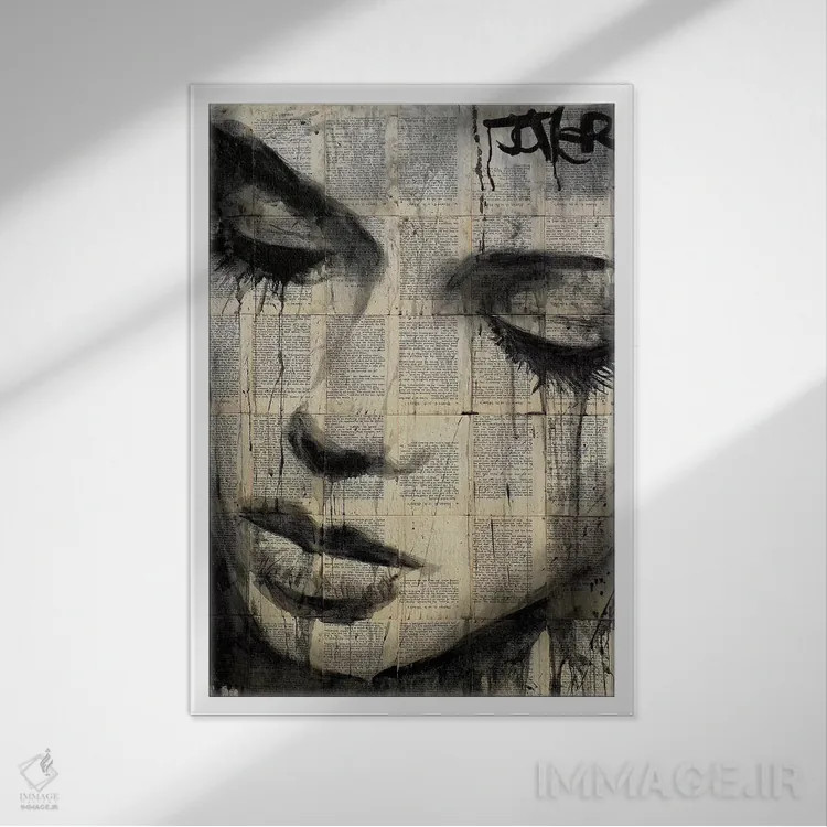 تابلو دکوراتیو پیکان ها اثر لوی جوور - نمای قابدار سفید