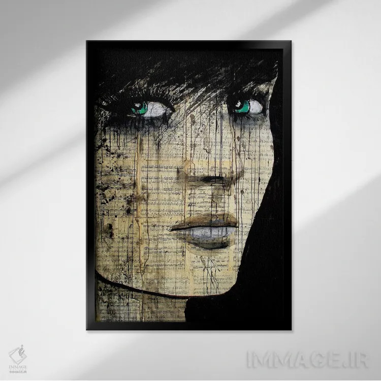 تابلو دکوراتیو بوهمین اثر لوی جوور - نمای قابدار مشکی