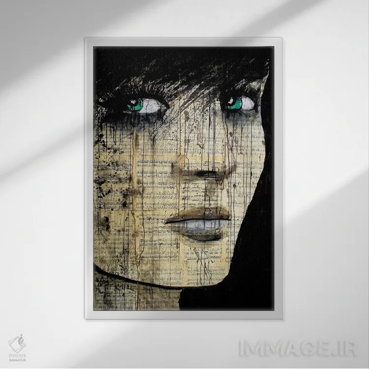 تابلو دکوراتیو بوهمین اثر لوی جوور - نمای قابدار سفید