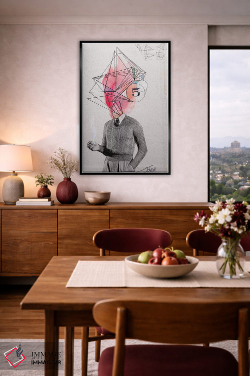 تابلو دکوراتیو معمار اثر لوی جوور - D5B