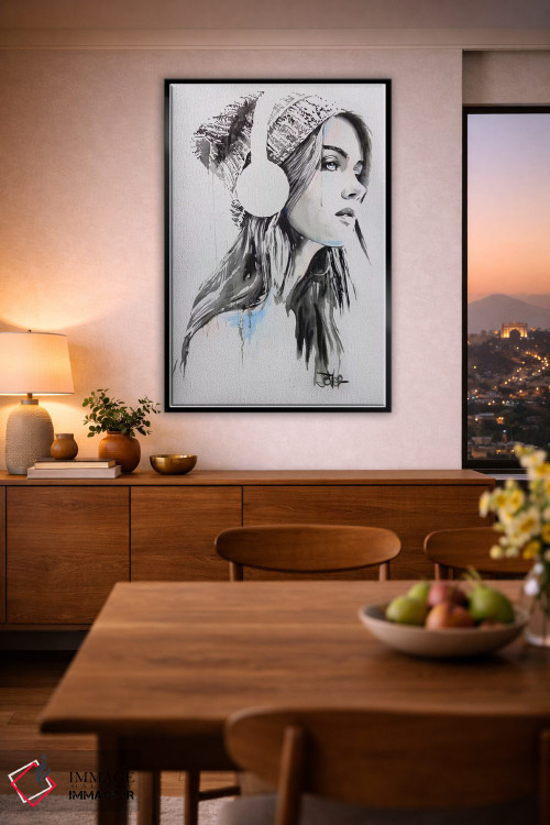 تابلو دکوراتیو موسیقی اکنون اثر لوی جوور - D2B