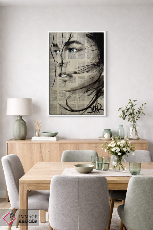 تابلو دکوراتیو ایندیانا اثر لوی جوور - D6W