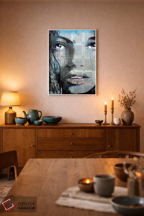 تابلو دکوراتیو تاب آبی اثر لوی جوور - D5W