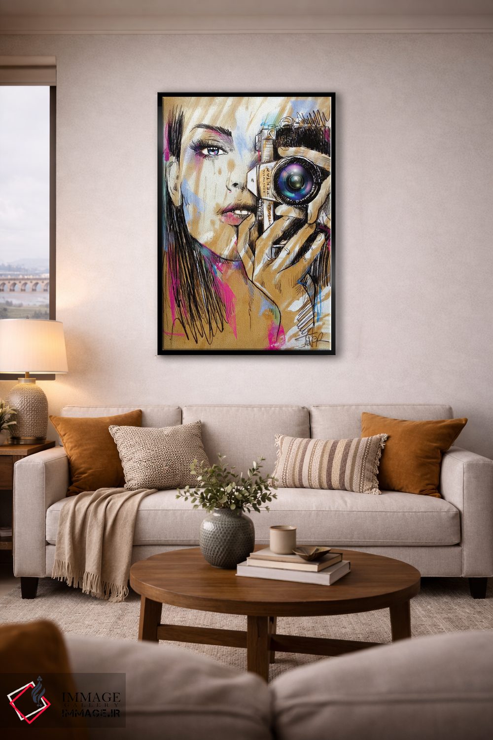 تابلو دکوراتیو توالی اثر لوی جوور - D3B