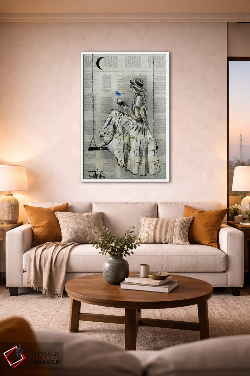 تابلو دکوراتیو امید جاری اثر لوی جوور - D1W