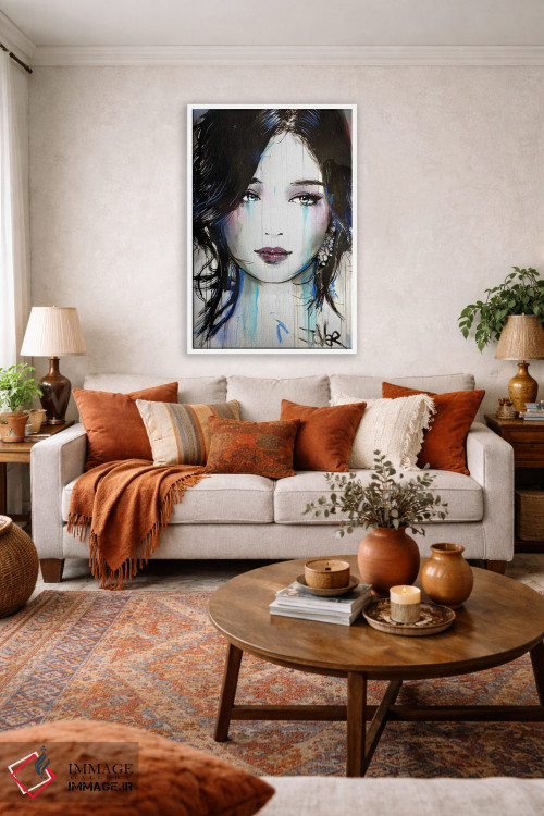 تابلو دکوراتیو آسیا اثر لوی جوور - D1W