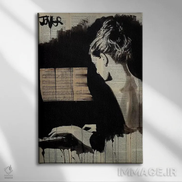 تابلو دکوراتیو هی سوناتا اثر لوی جوور - نمای روبهرو روی دیوار